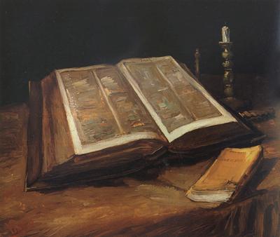 Vincent Van Gogh Still Life with Bible (nn04) Sweden oil painting art
